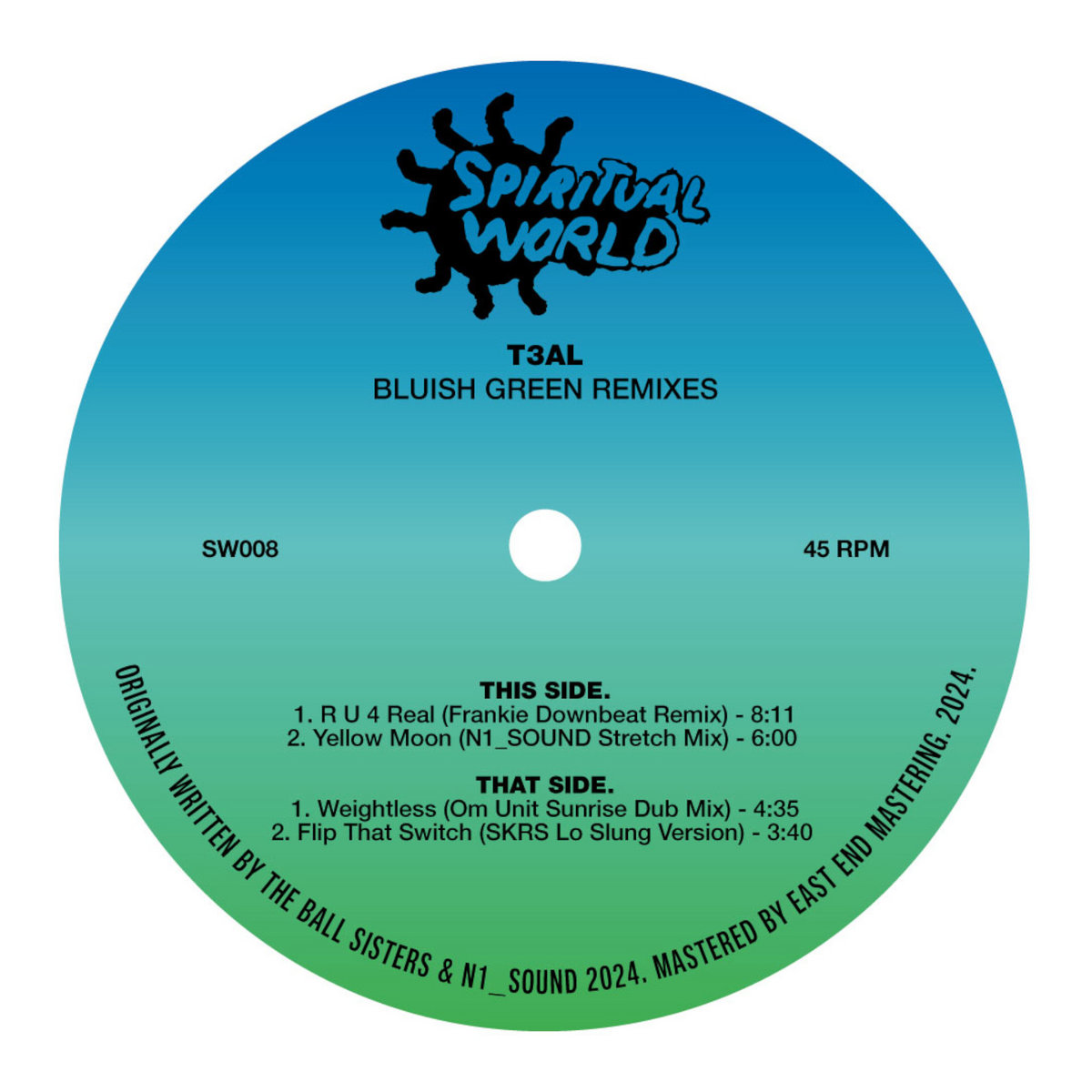 bluish green remixes cover